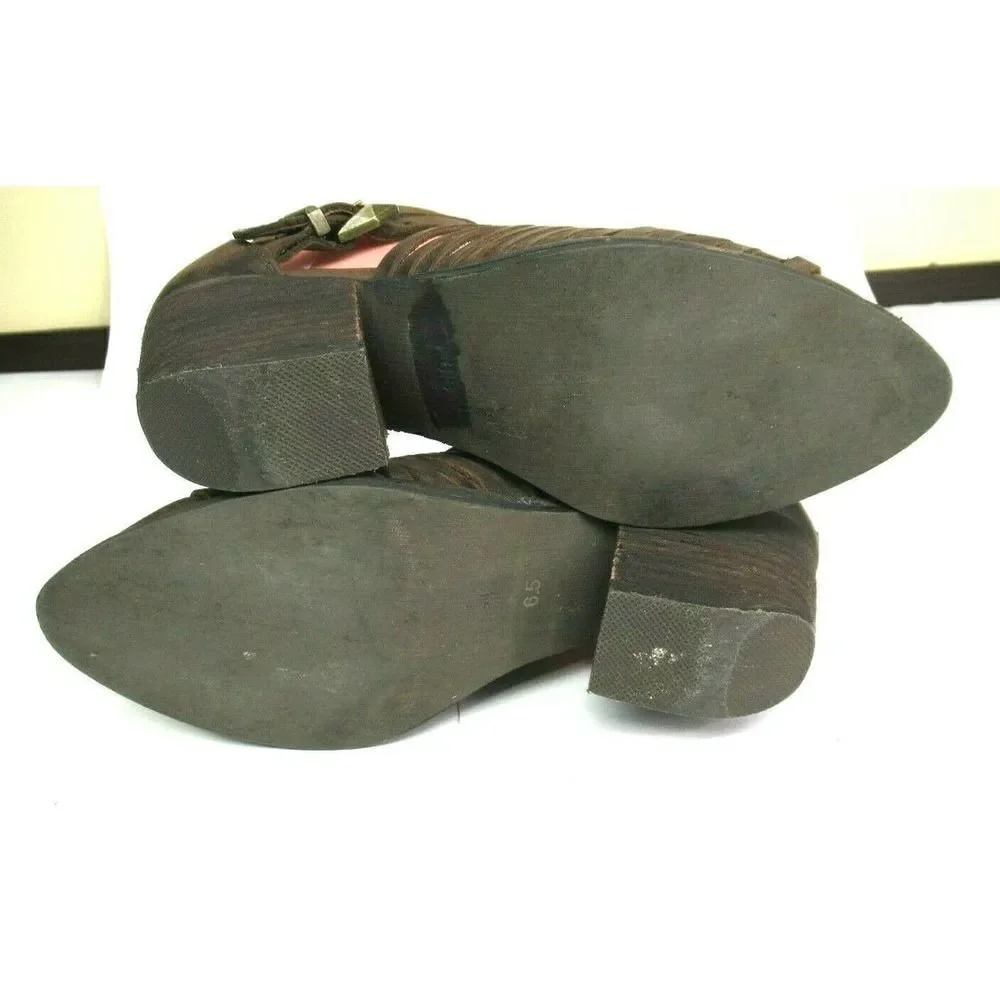 Jeffrey Campbell Brown Stillwell ‎ Ankle Bootie